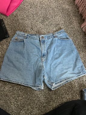 Vintage Light Blue Denim Levi Women's Shorts